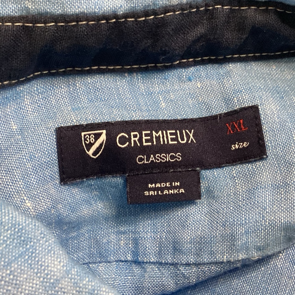 Cremieux Linen Button Down Shirt XXL - Picture 8 of 10